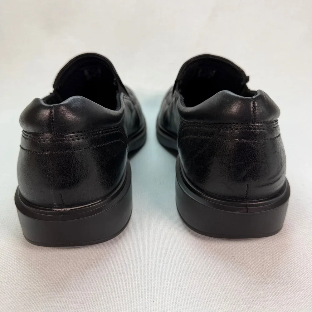 ECCO Helsinki 2 Men's 43 US 9 - 9.5 Black Leather Slip On Dress Shoes